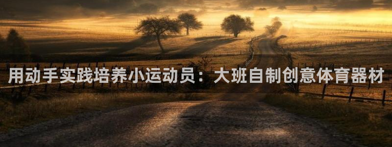 凯时登录平台去AG发财网：用动手实践培养小运动员：大班自制创